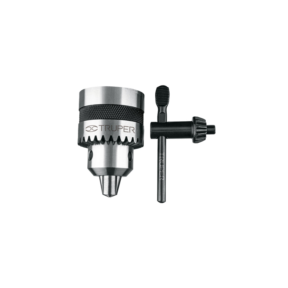 Broquero 1/2' c/llave p/taladro d/piso TAPI-8, TRUPER Caja con 2, 15477