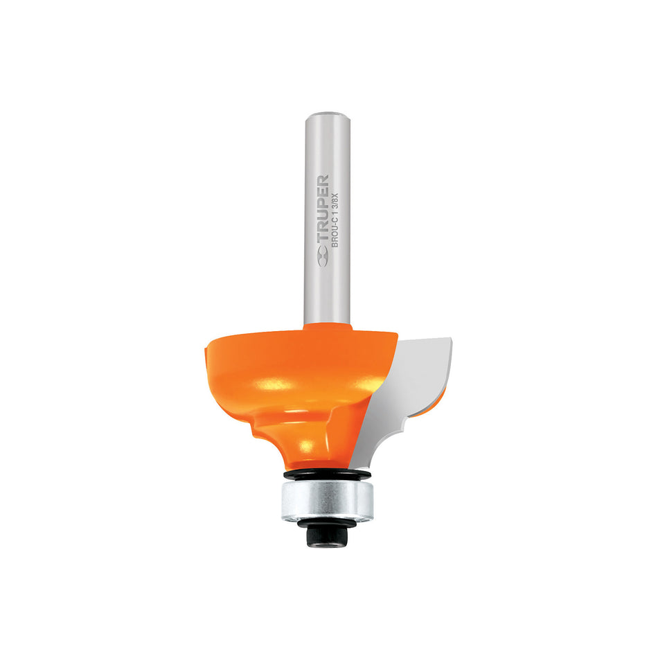 Broca para router, clásica, 1-3/8' con balero, Truper Caja con 3, 11482