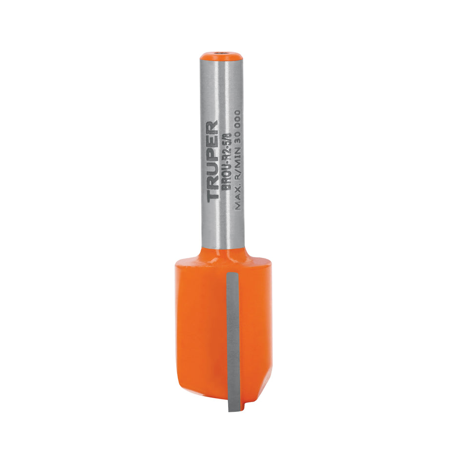 Broca para router, recta 2 filos, 5/8', Truper Caja con 3, 11457
