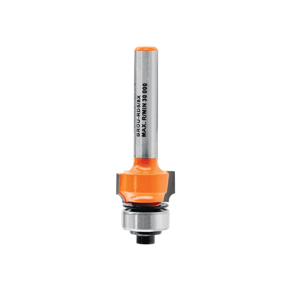 Broca para router, redondeado, 5/8' con balero, Truper Caja con 3, 102726