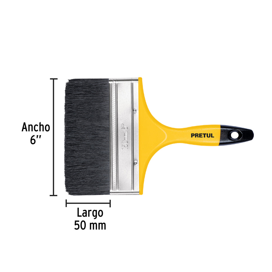 Brocha uso general de 6' con mango de plástico, Pretul Caja con 12, 21531