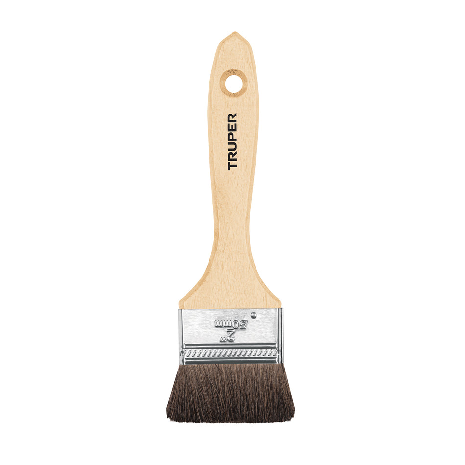 Brocha pelo de camello de 2' con mango de madera, Truper Caja con 6, 12468