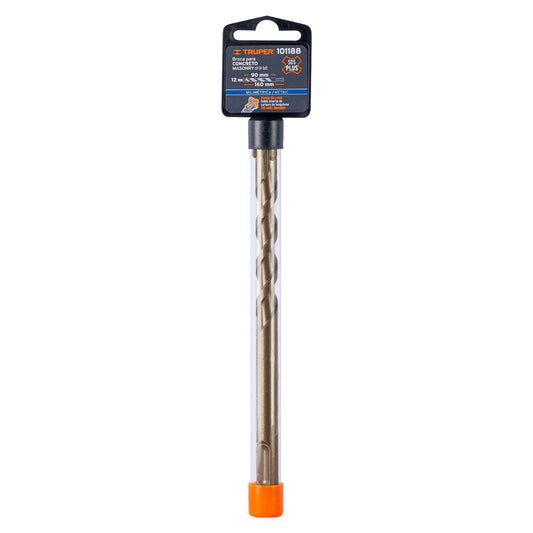 Broca SDS Plus 12 x 160 mm, Truper Caja con 5, 101188