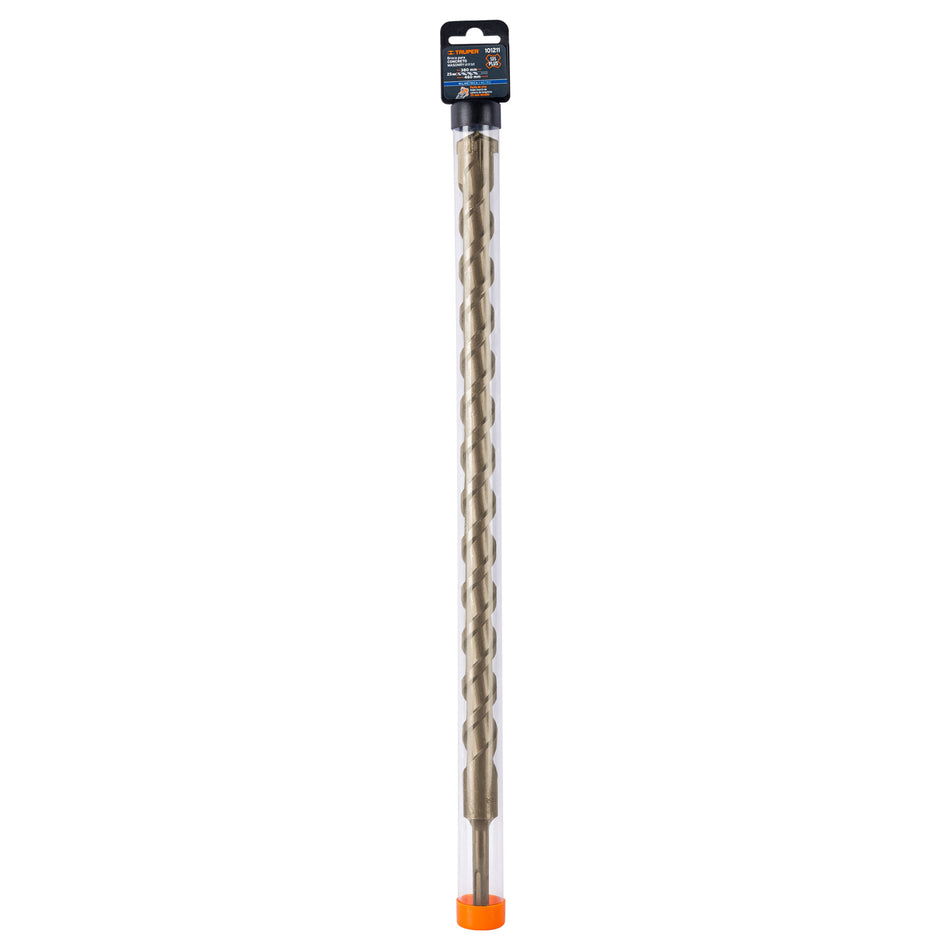Broca SDS Plus 25 x 460 mm, Truper Caja con 5, 101211