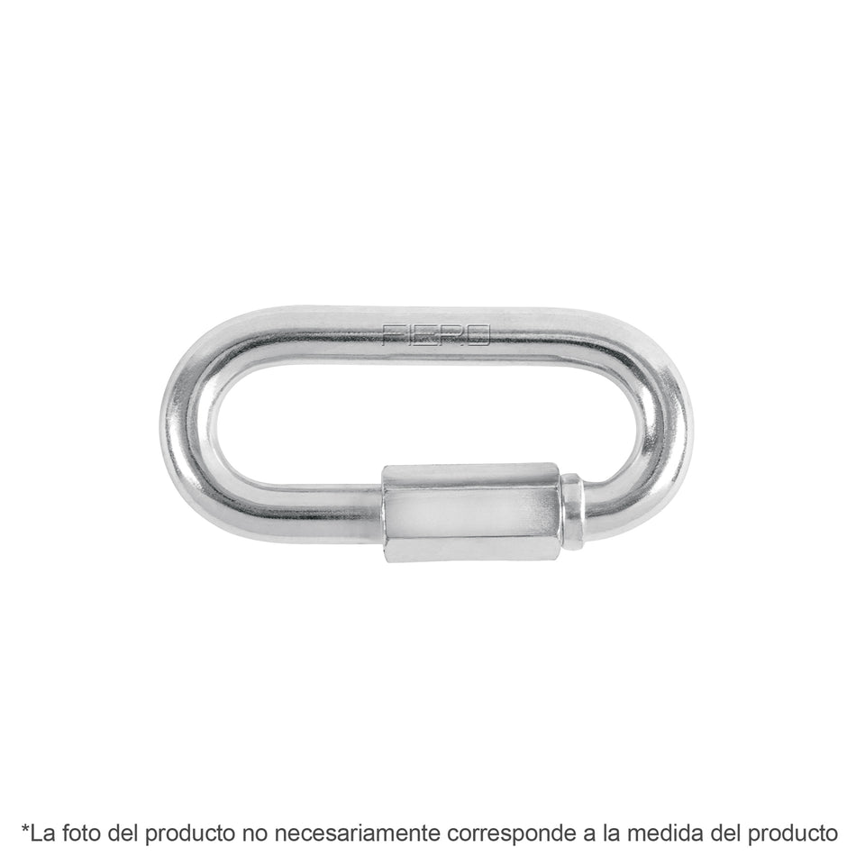 Bandola de acero de 3/8' con seguro, Fiero Caja con 12, 44024