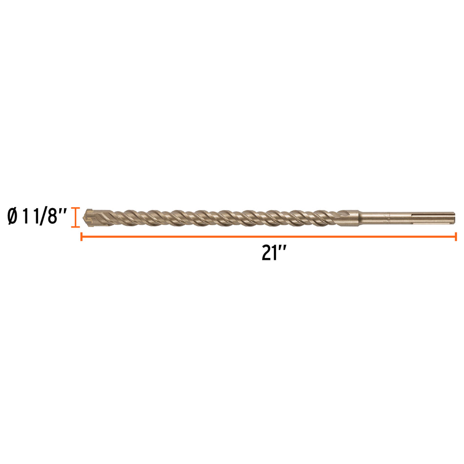 Broca SDS Ma x de 1-1/8 x 21', Truper, 101464