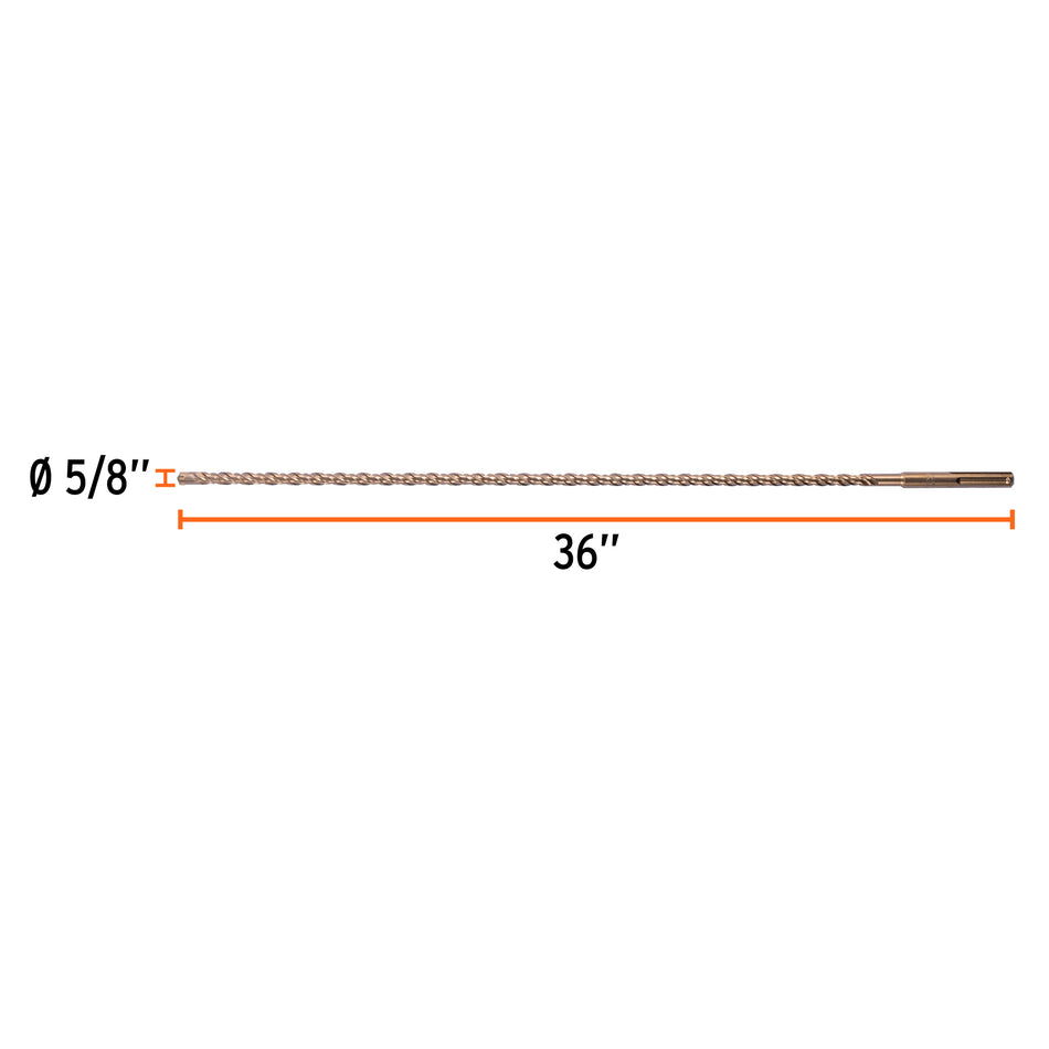 Broca SDS Ma x de 5/8 x 36', Truper, 101434