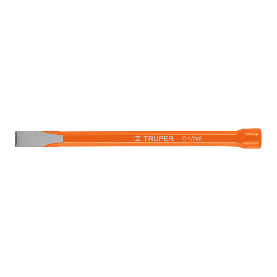 Cincel de corte frío de 1/2 X 8', Truper Caja con 6, 12118