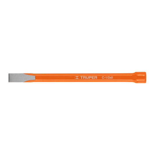 Cincel de corte frío de 1/2 X 8', Truper Caja con 6, 12118