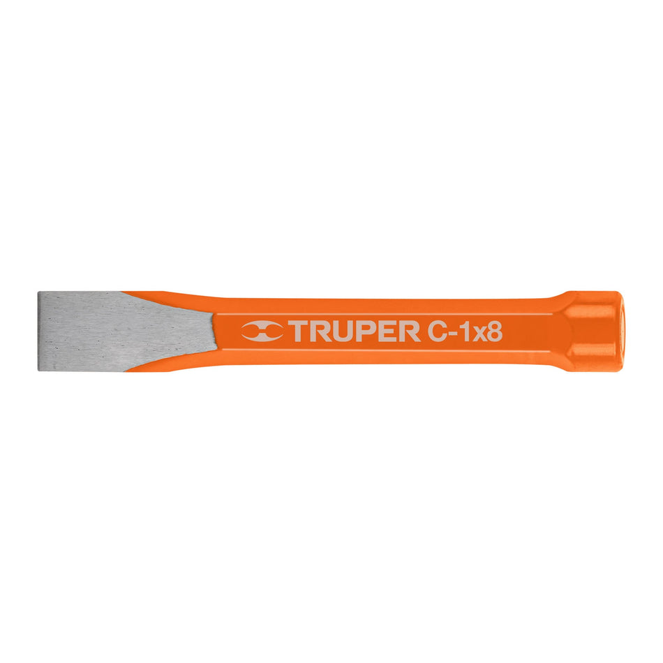 Cincel de corte frío de 1 X 8', Truper Caja con 6, 12160