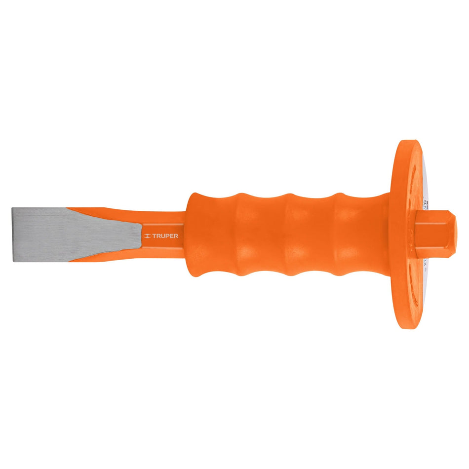 Cincel de corte frío 1 x 8' con grip, Truper Caja con 4, 12276