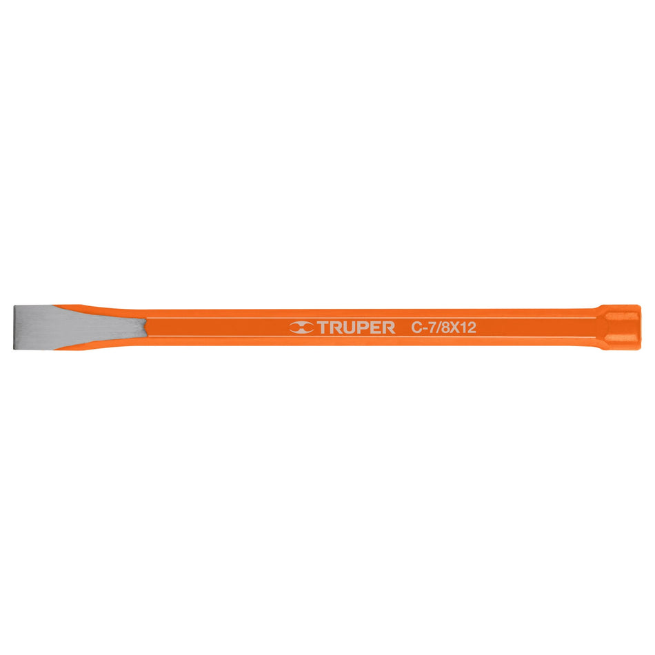 Cincel de corte frío de 7/8 X 12', Truper Caja con 6, 12157