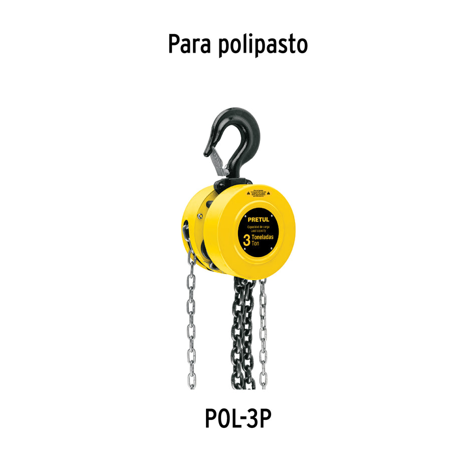 Cadena para polipasto POL-3P, Pretul, 28304