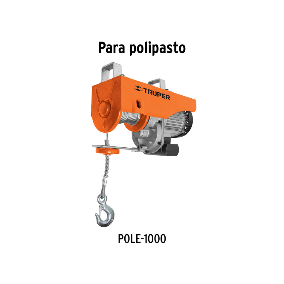 Cable de repuesto para polipasto eléctrico POLE-1000, Truper, 102787