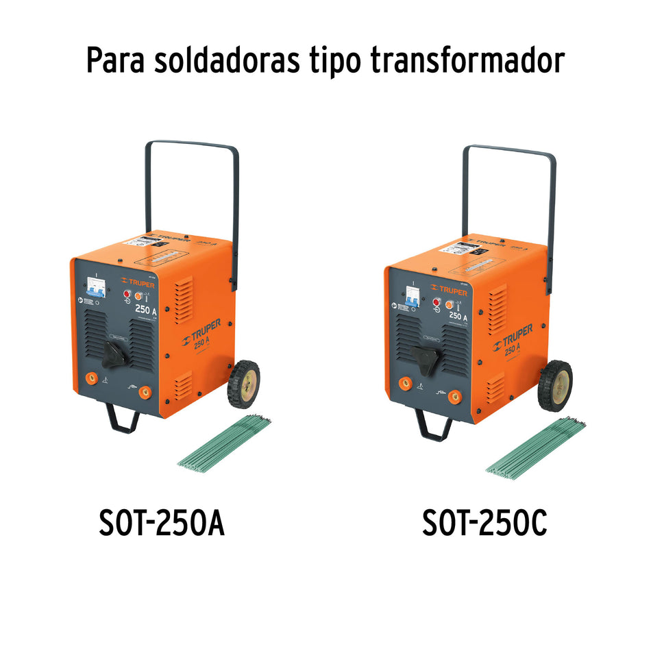 Cable para soldadora SOT-225, con pinza de tierra, Truper, 14357