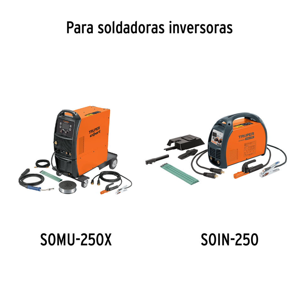Cable para SOIN-250 y SOMU-250X, con pinza de tierra, Truper, 100288