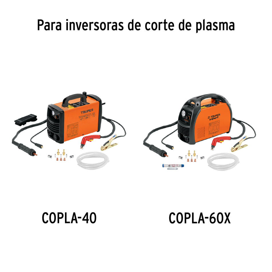 Pinza para tierra y cable sistema de cambio rápido, Truper, 14105