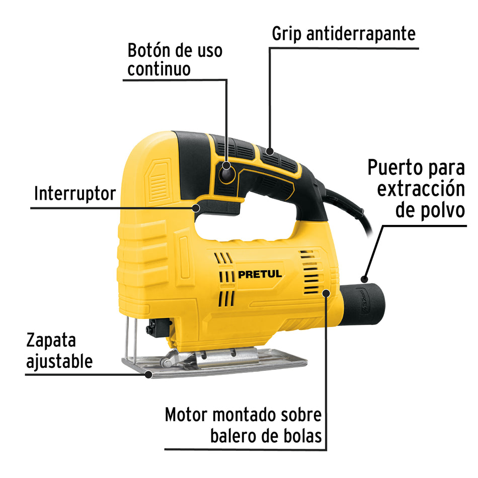 Sierra caladora 400W, PRETUL, 29003