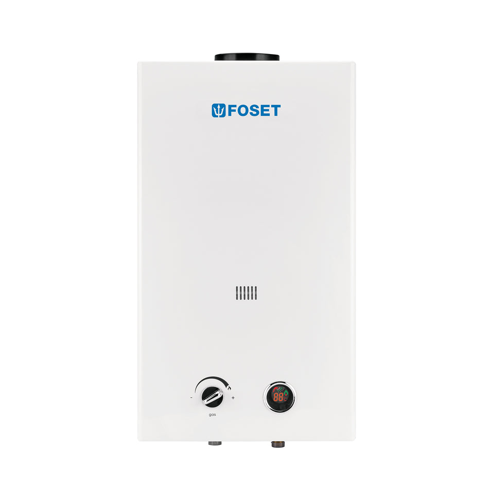 Calentador instantáneo, 13L, 3 servicios, gas natural, Foset, 47354