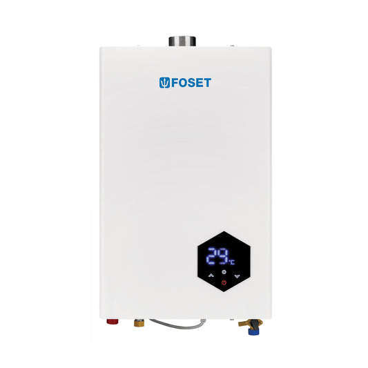 Calentador instantáneo modulante, 14L, 2 serv, gas LP, Foset, 48015