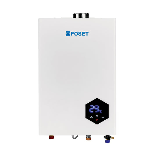 Calentador instantáneo modulante, 24L, 4 serv, gas LP, Foset, 48017