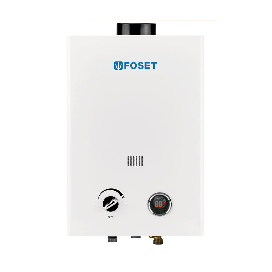 Calentador instantáneo, 6L, 1 servicio, gas LP, Foset, 45271