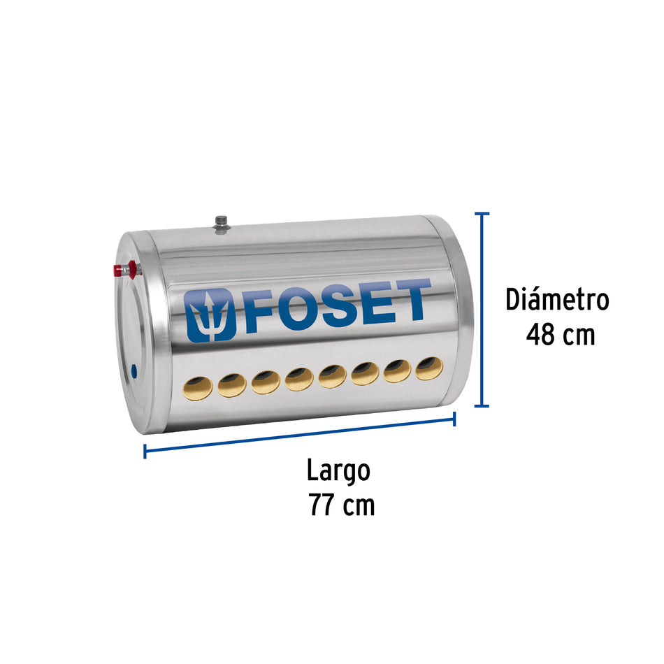 Termotanque p/calentador solar CALE-8S, Foset, 47659