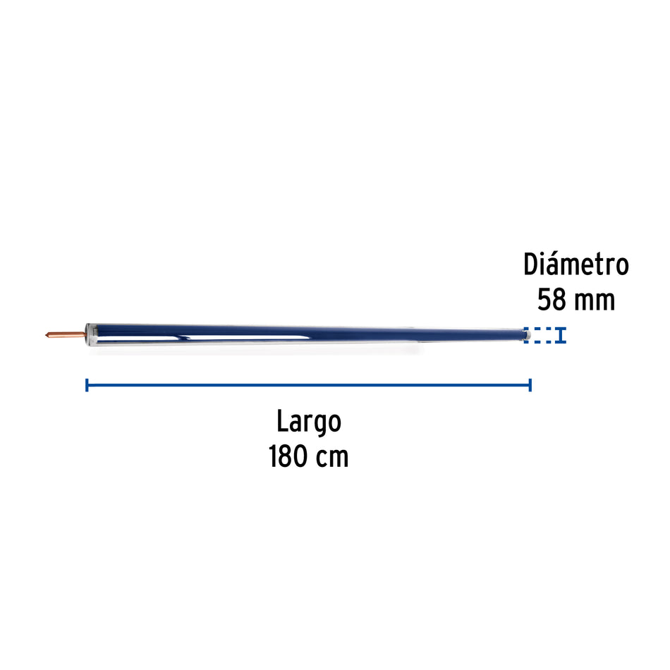 Tubo de repuesto para calentador solar heat pipe, Foset Caja con 2, 49876