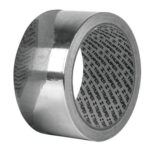 Cinta de aluminio de 48 mm x 10 m, Truper Caja con 6, 12611