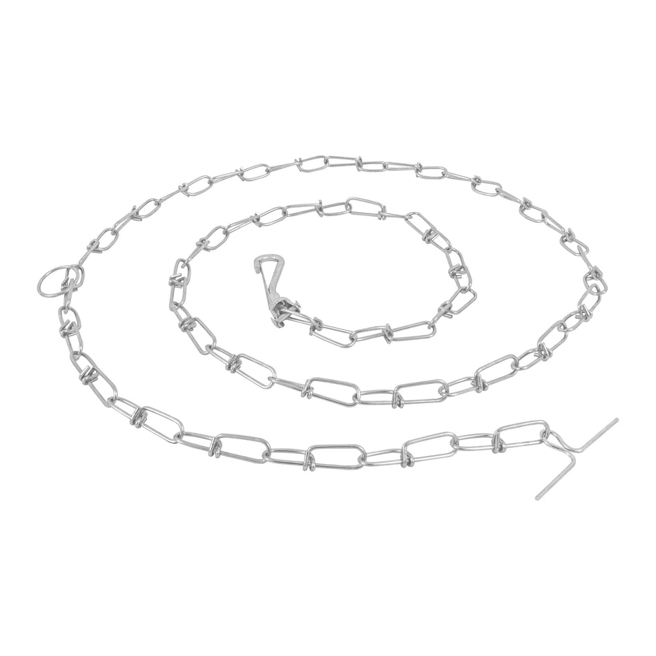 Cadena de 1.8 m de amarre para perro, 2.4 mm, Fiero Caja con 6, 44314