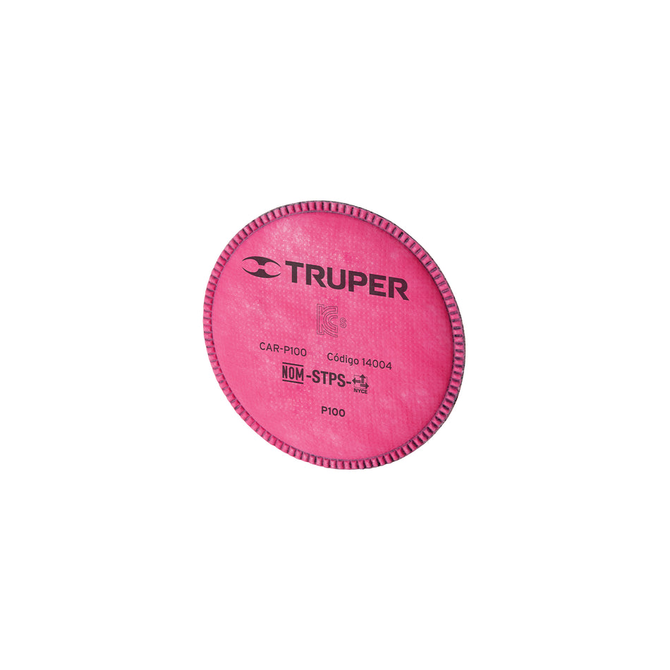 Bolsa con 2 filtros de repuesto R95, Truper Caja con 5, 14004
