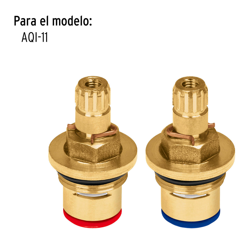 Bolsa con 2 cartuchos cerámicos para llave AQI-11, Foset, 49363