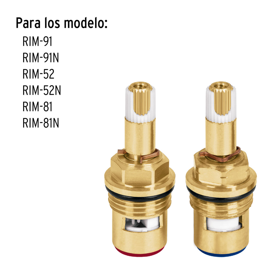 Juego de 2 cartuchos cerámicos, Foset, 45280