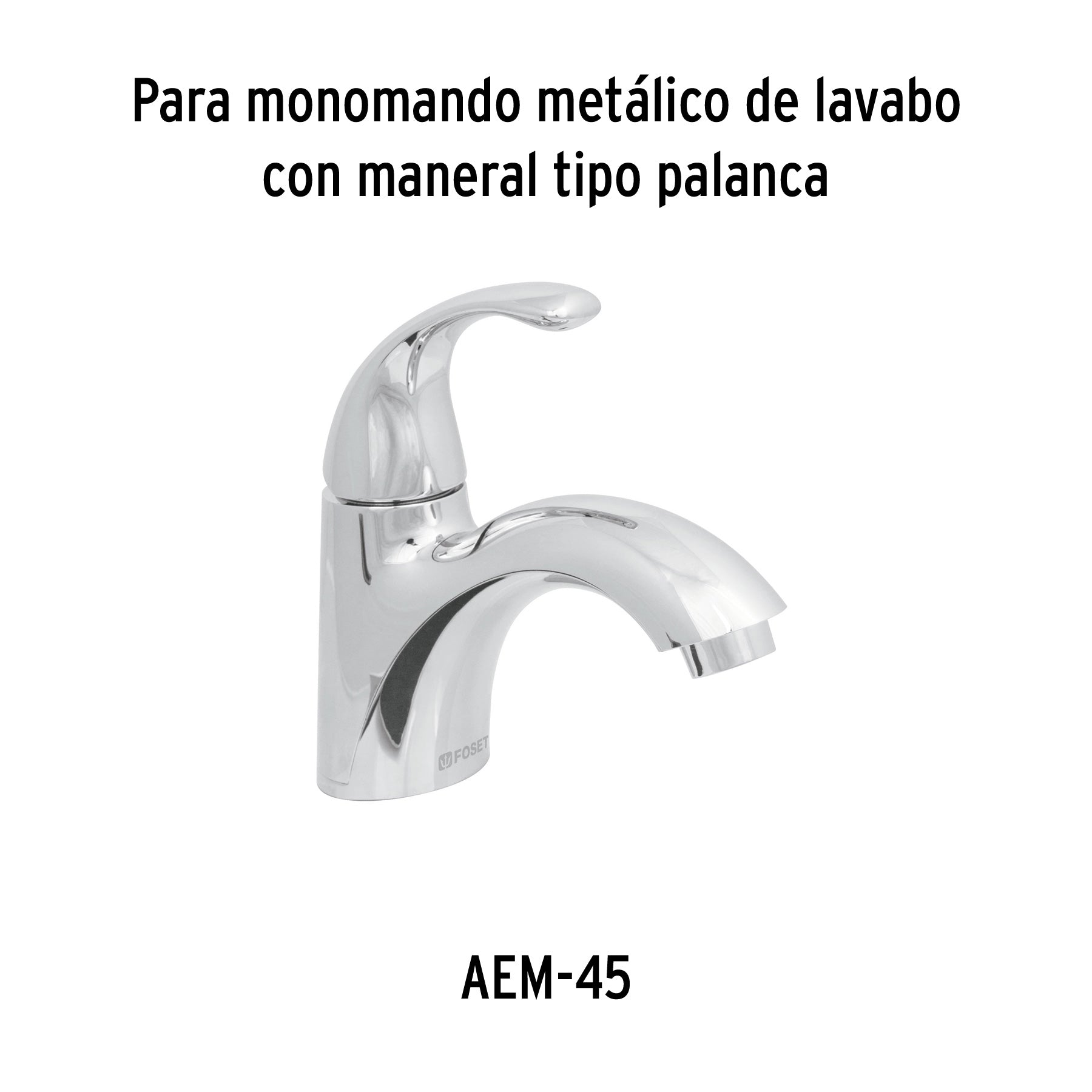 Cartucho cerámico monomando para lavabo AEM-45, Foset, 45113