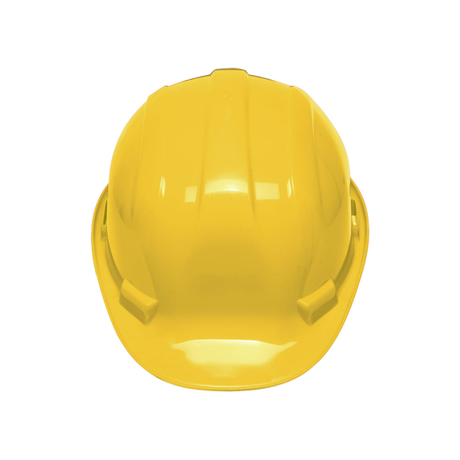 Casco de seguridad, ajuste de intervalos, amarillo, Pretul Caja con 4, 25037