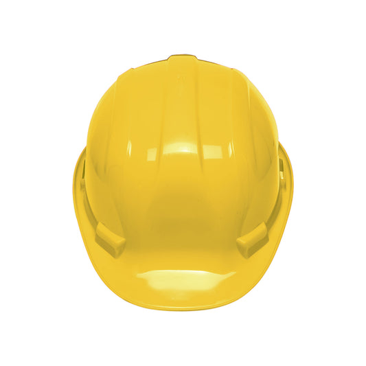Casco de seguridad, ajuste de intervalos, amarillo, Pretul Caja con 4, 25037