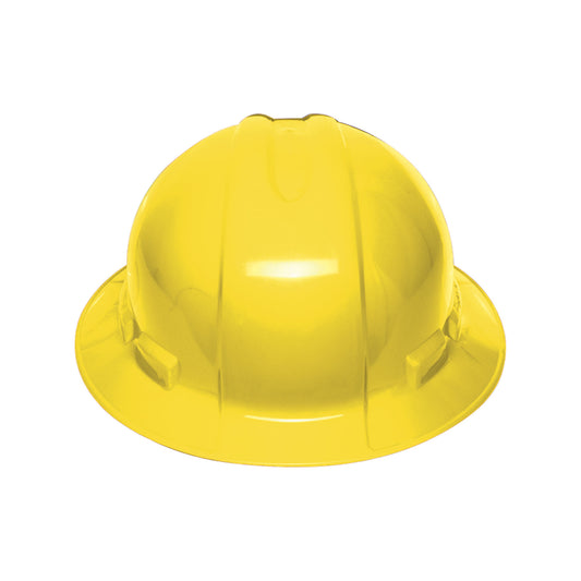 Casco de seguridad ala ancha, amarillo, Truper Caja con 4, 10566