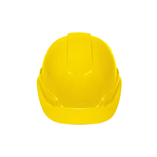 Casco de seguridad, ajuste de matraca, amarillo, Truper Caja con 4, 14294