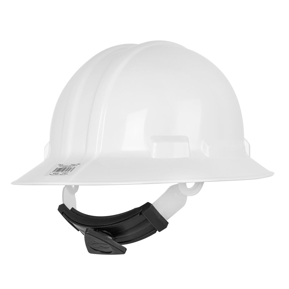 Casco de seguridad ala ancha, blanco, Truper Caja con 4, 10567