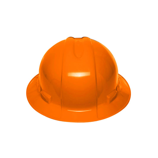 Casco de seguridad ala ancha, naranja, Truper Caja con 4, 10564