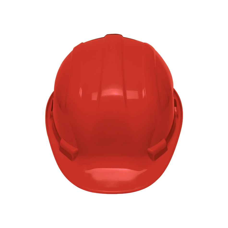 Casco de seguridad, ajuste de intervalos, rojo, Pretul Caja con 4, 25044