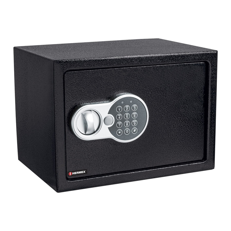 Caja de seguridad electrónica, mediana, Hermex, 43081