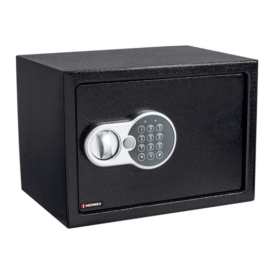 Caja de seguridad electrónica, mediana, Hermex, 43081