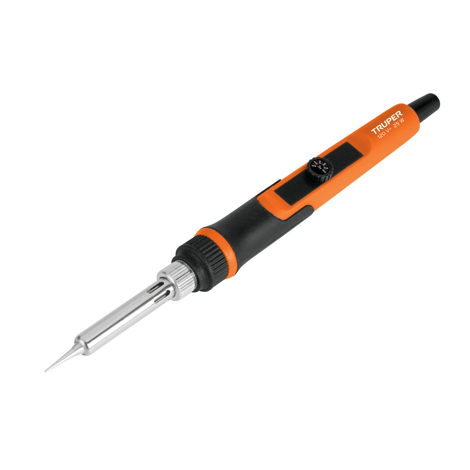 Cautín profesional electrónica de 25W, temperatura regulable Caja con 4, 102509