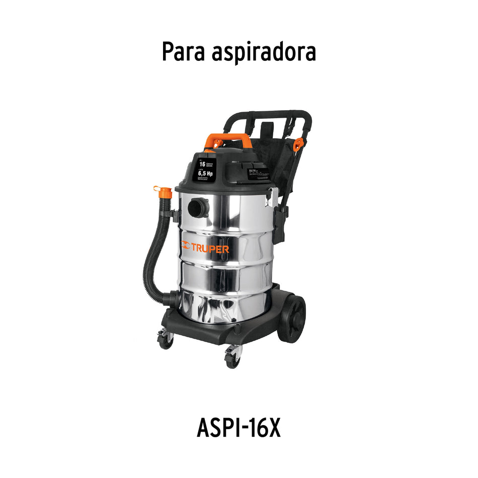 Bolsa con 2 carbones de repuesto para ASPI-16X, TRUPER, 19297
