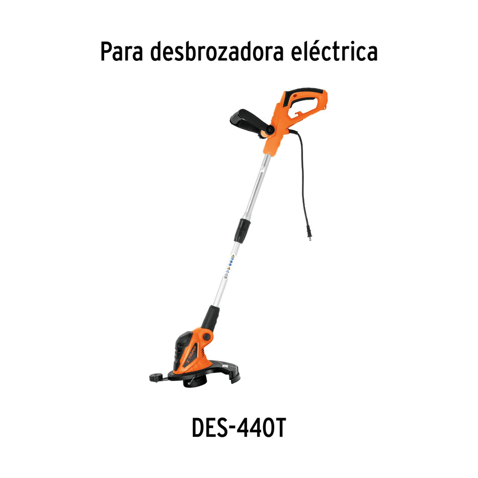 Bolsa con 2 carbones de repuesto para DES-440T, TRUPER, 18430