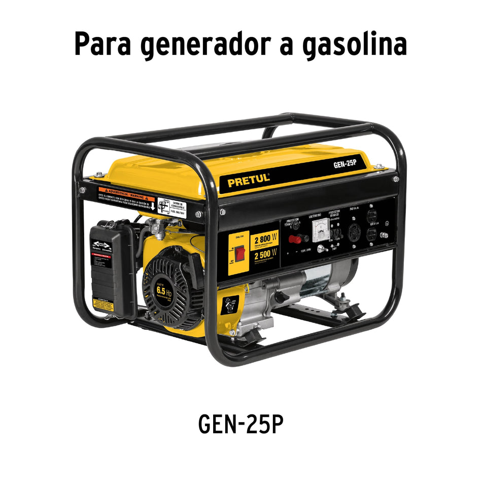 Carburador para generador a gasolina GEN-25P, PRETUL, 28212