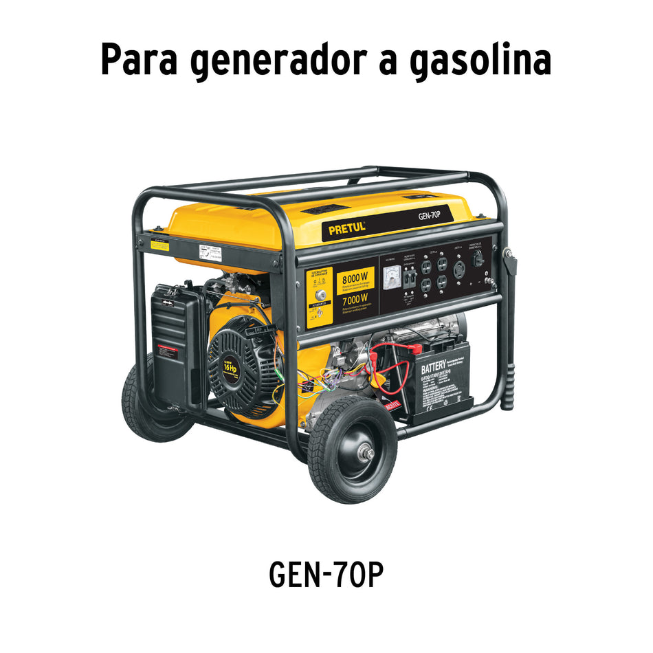 Carburador para generador a gasolina GEN-70P, PRETUL, 28214