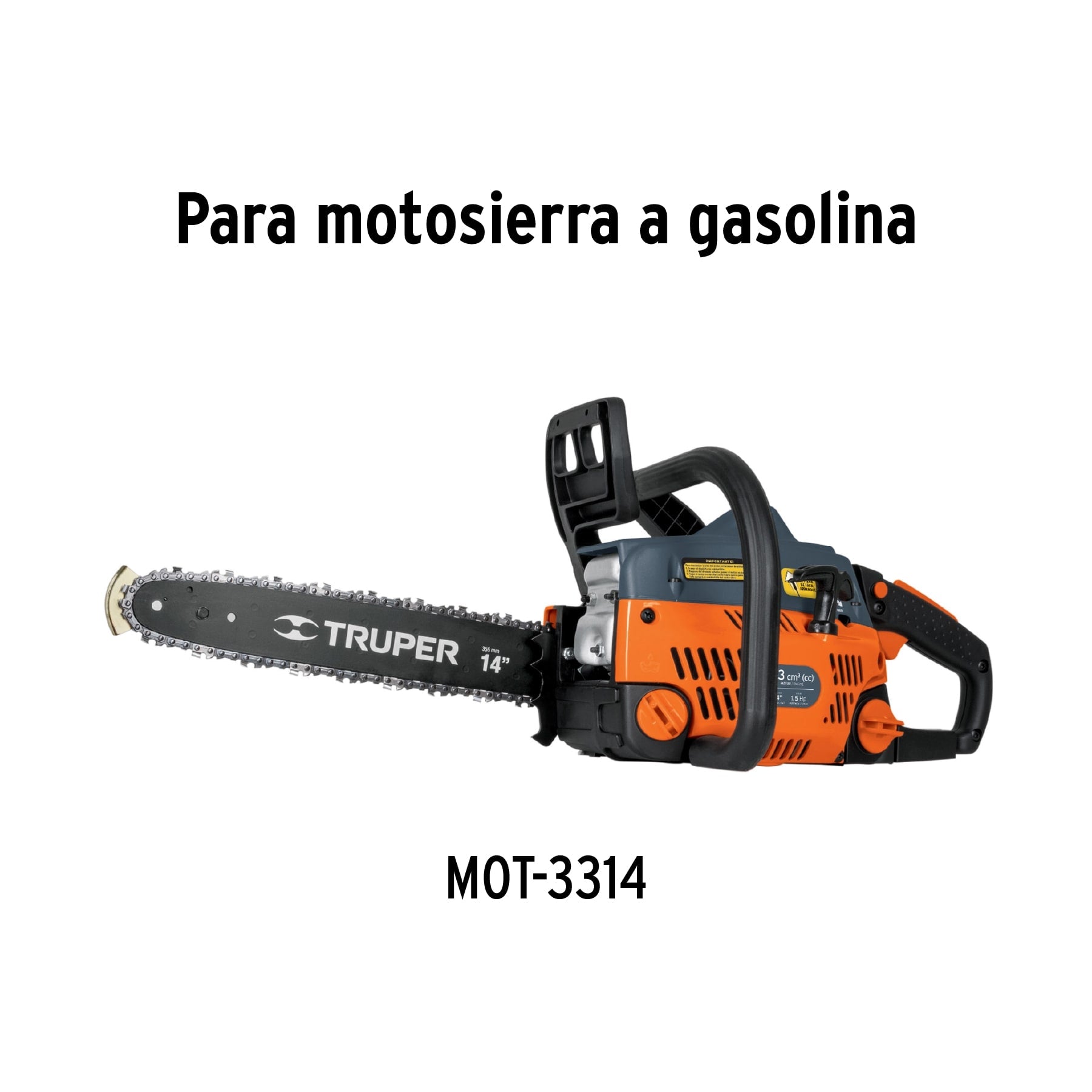 Carburador para motosierra a gasolina MOT-3314, TRUPER, 101888