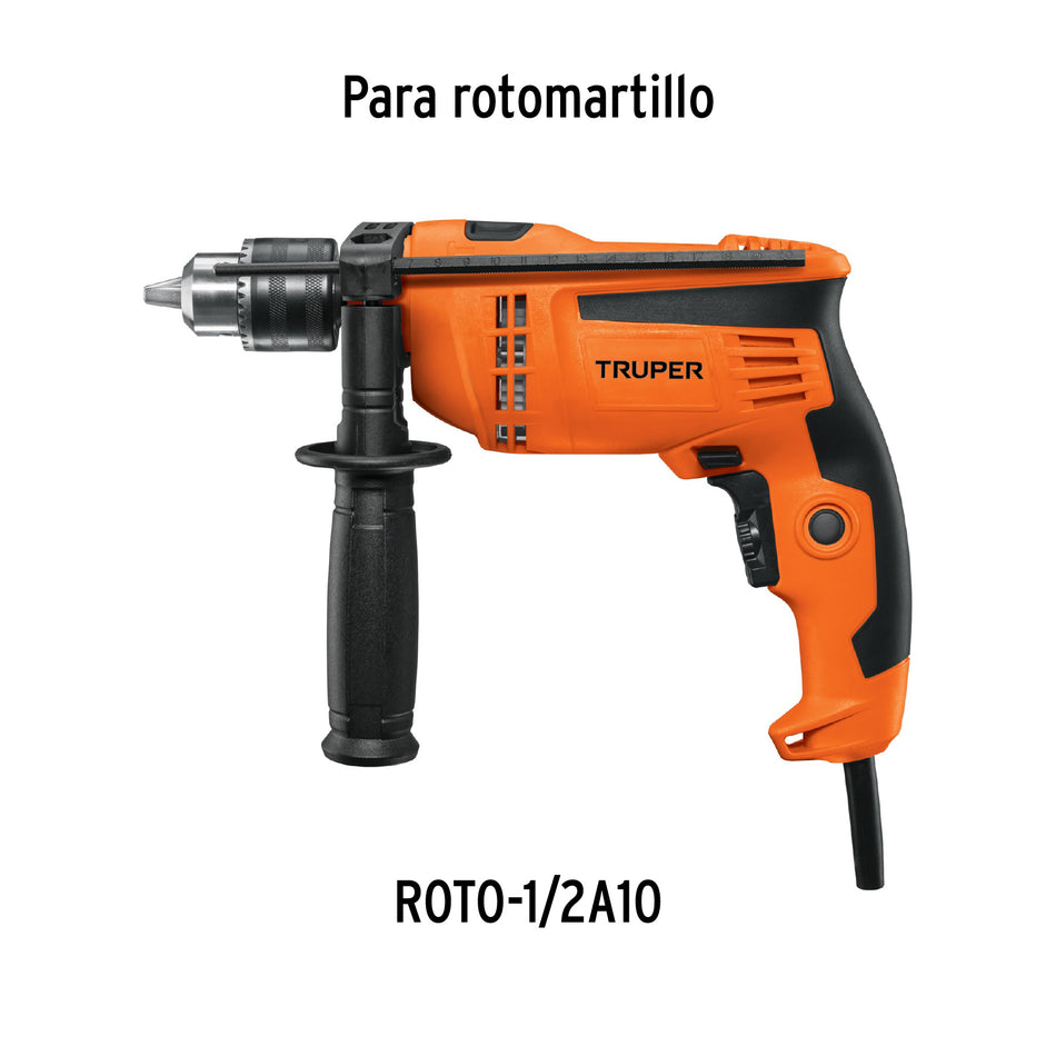 Bolsa con 2 carbones de repuesto para ROTO-1/2A10, TRUPER, 101816